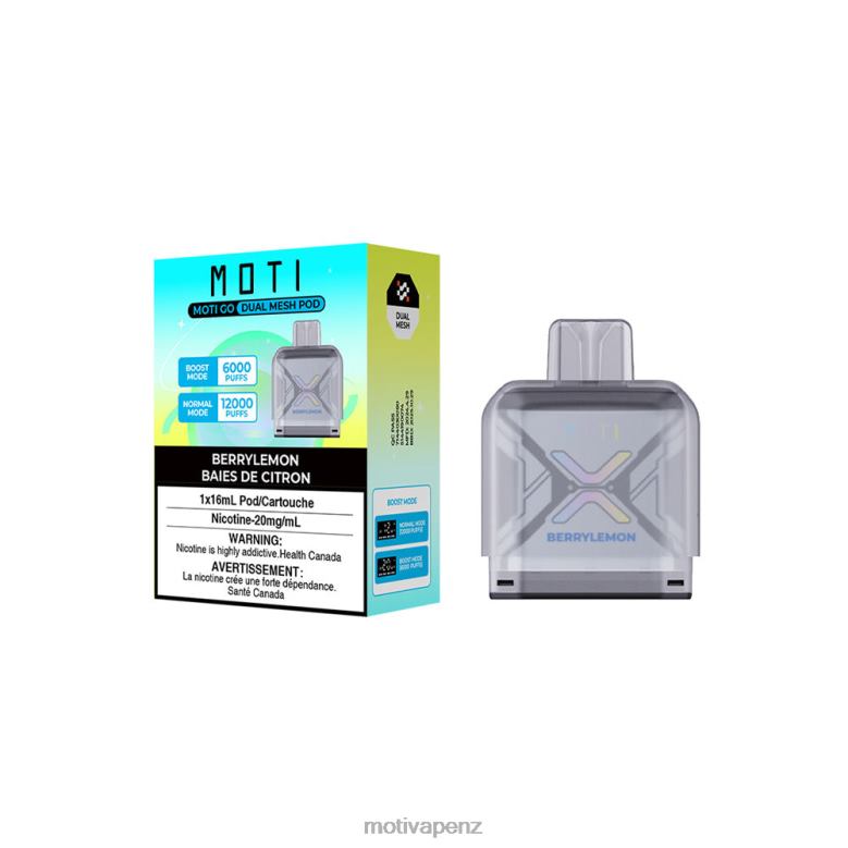 MOTI Vape Amazon - MOTI Go Pro Disposable Pod Berry Lemon 04XNH90