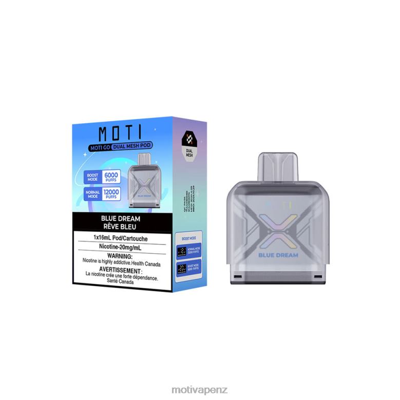 MOTI Vape Pods - MOTI Go Pro Disposable Pod Blue Dream 04XNH93